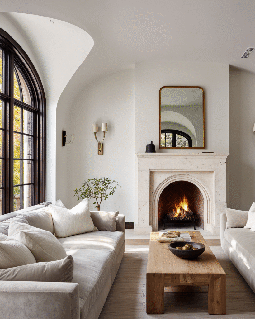 How to Decorate Around an Off-Center Fireplace: Balancing Beauty and Asymmetry Lighting, Textures