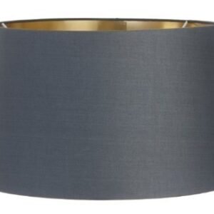 Charcoal Shade With Gold Lining 34cm