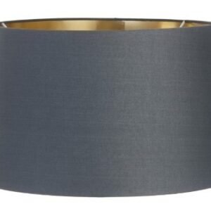 Charcoal Shade with Gold Lining 48cm