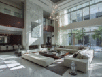 Interior design statistics UK 2026 showing a luxury living room with designer furniture, lighting and home décor trends
