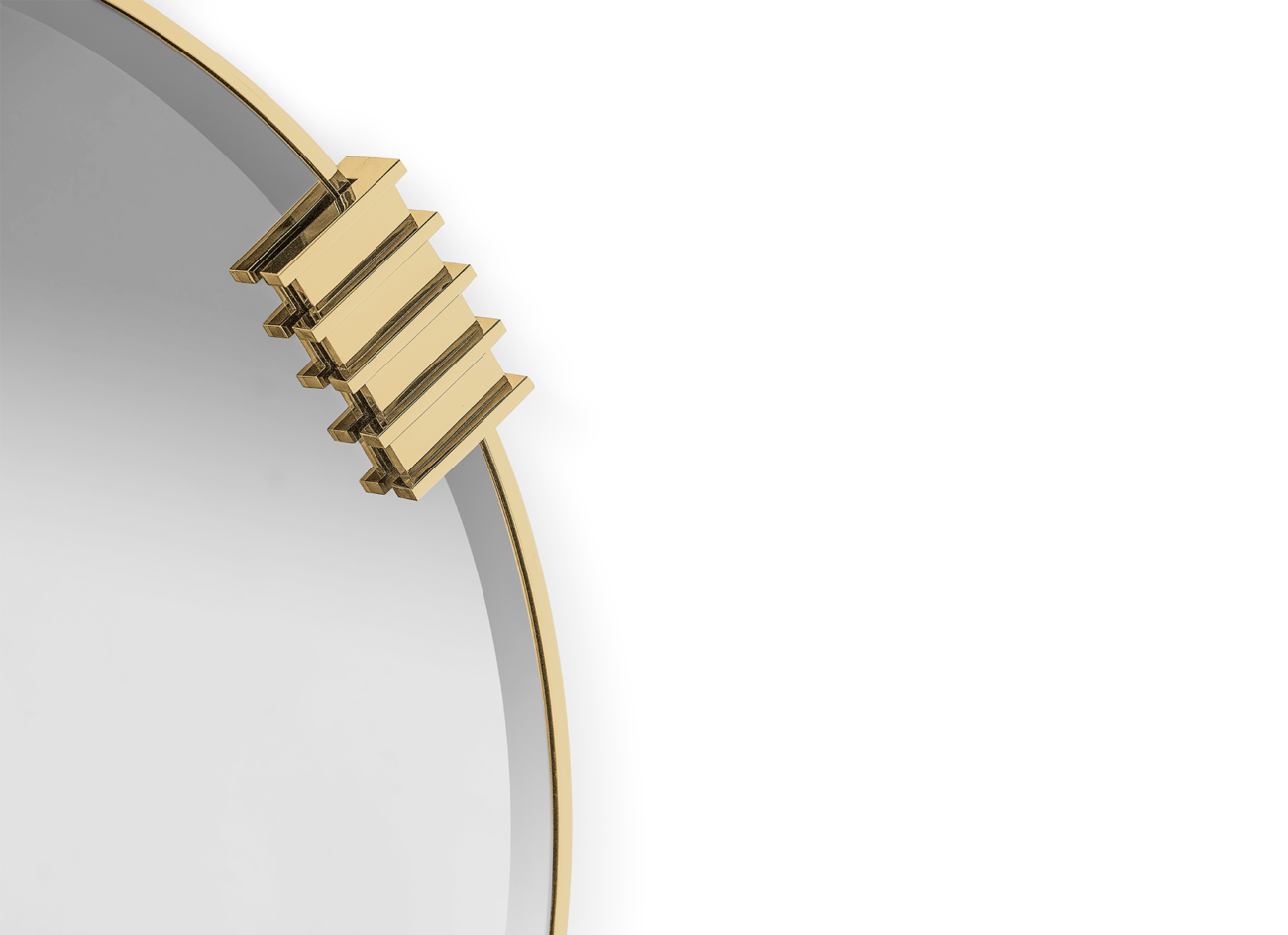 Vertigo Round Mirror