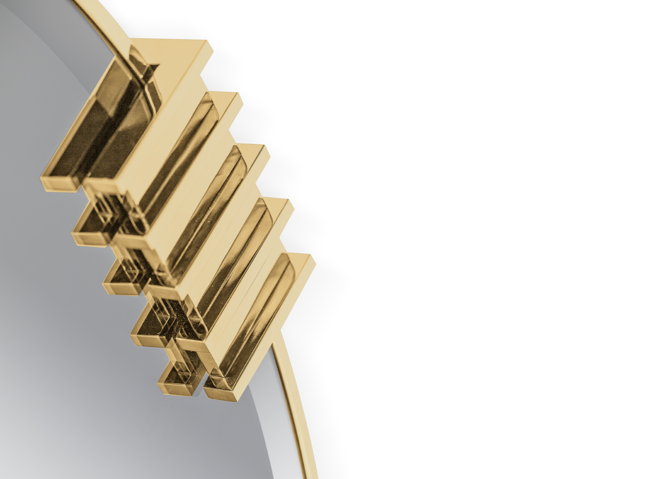 Vertigo Round Mirror