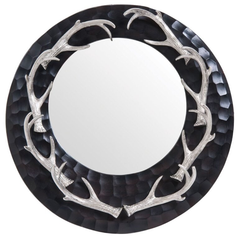 Tantler Nickel Finish Wall Mirror