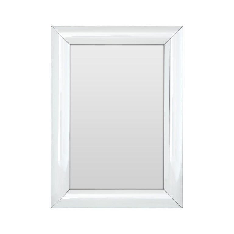 Klick Silver Frame Rectangular Wall Mirror