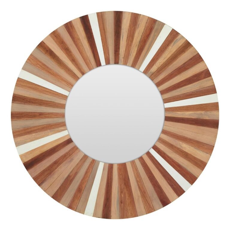 Arne Natural Wood Wall Mirror