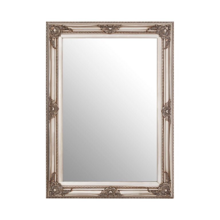 Roque Rectangular Grey Wall Mirror