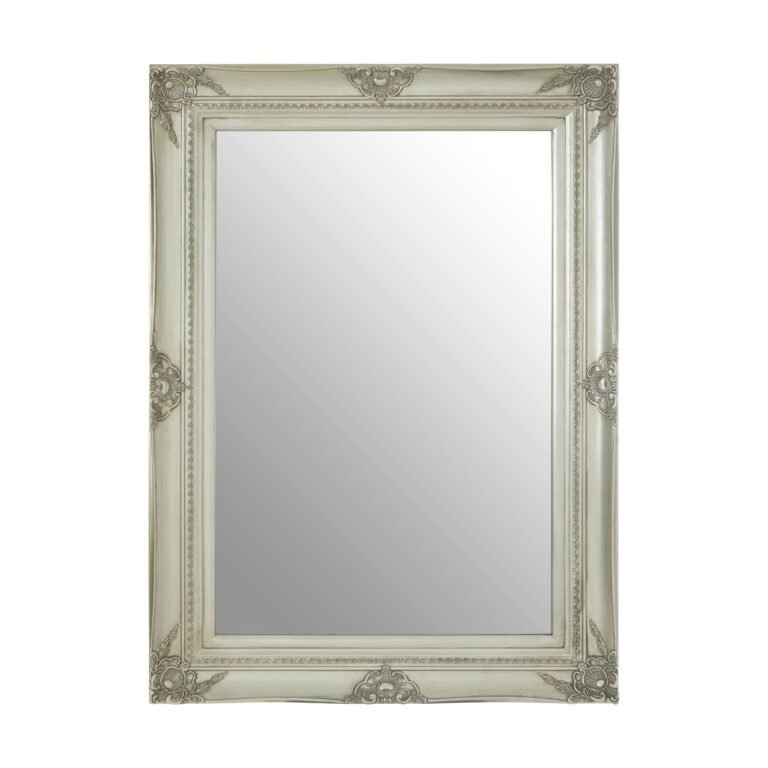 Roque Rectangular Silver Wall Mirror