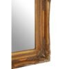 Roque Rectangular Antique Gold Wall Mirror - Image 4