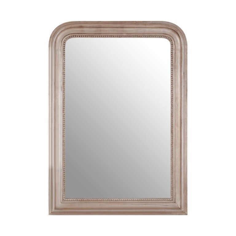 Tria Silver Wood Wall Mirror
