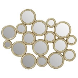 Tarva Champagne Finish Wall Mirror