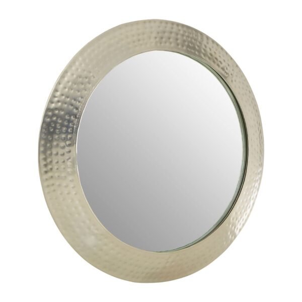 Foxley Hammered Pewter Finish Wall Mirror - Image 2