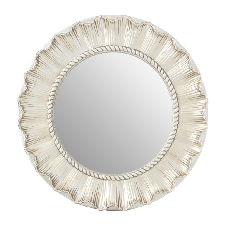 Champagne oie Flared Wall Mirror
