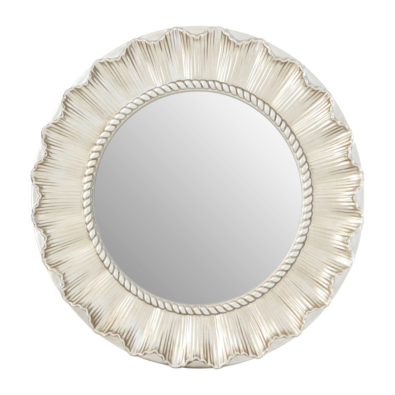 Champagne oie Flared Wall Mirror