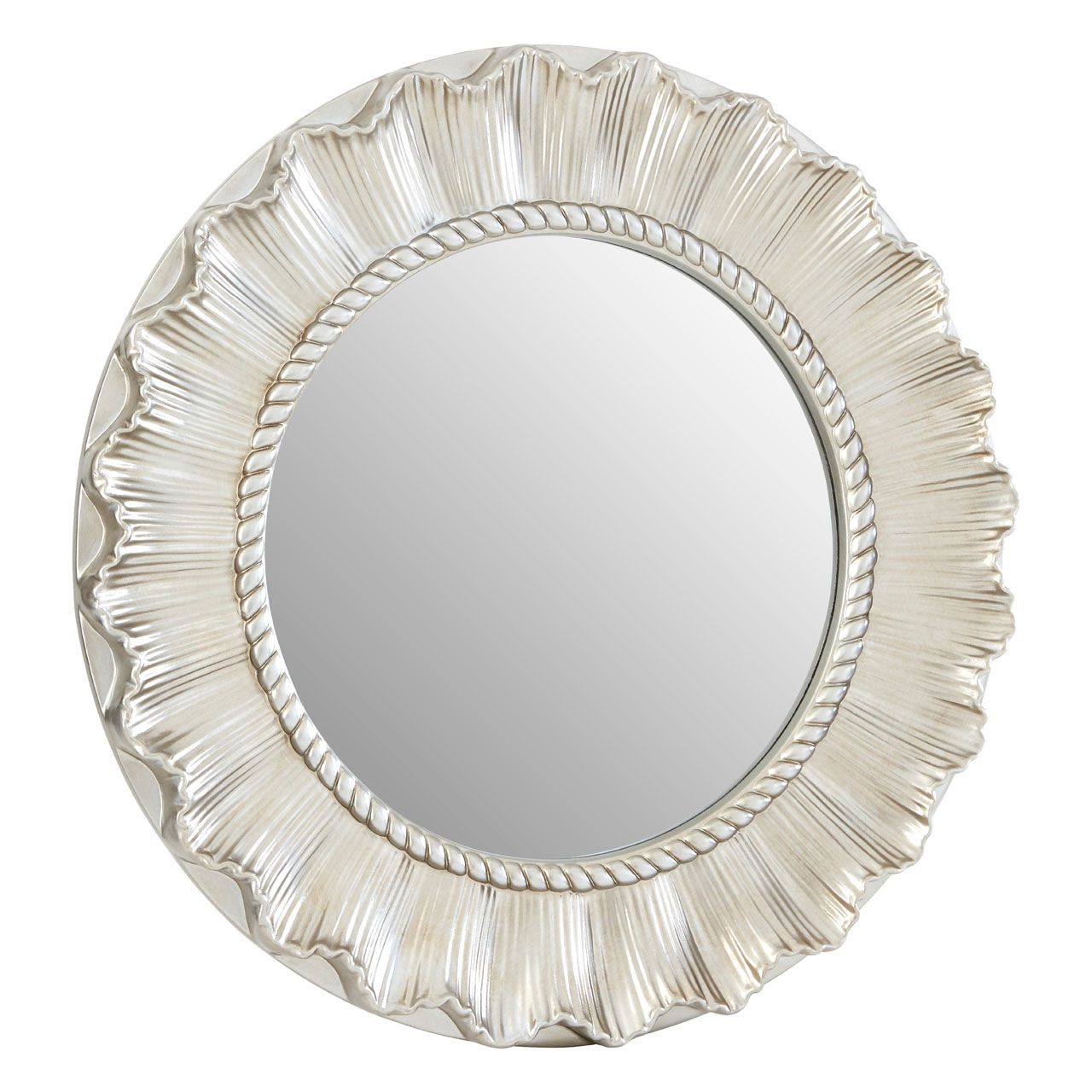 Champagne oie Flared Wall Mirror