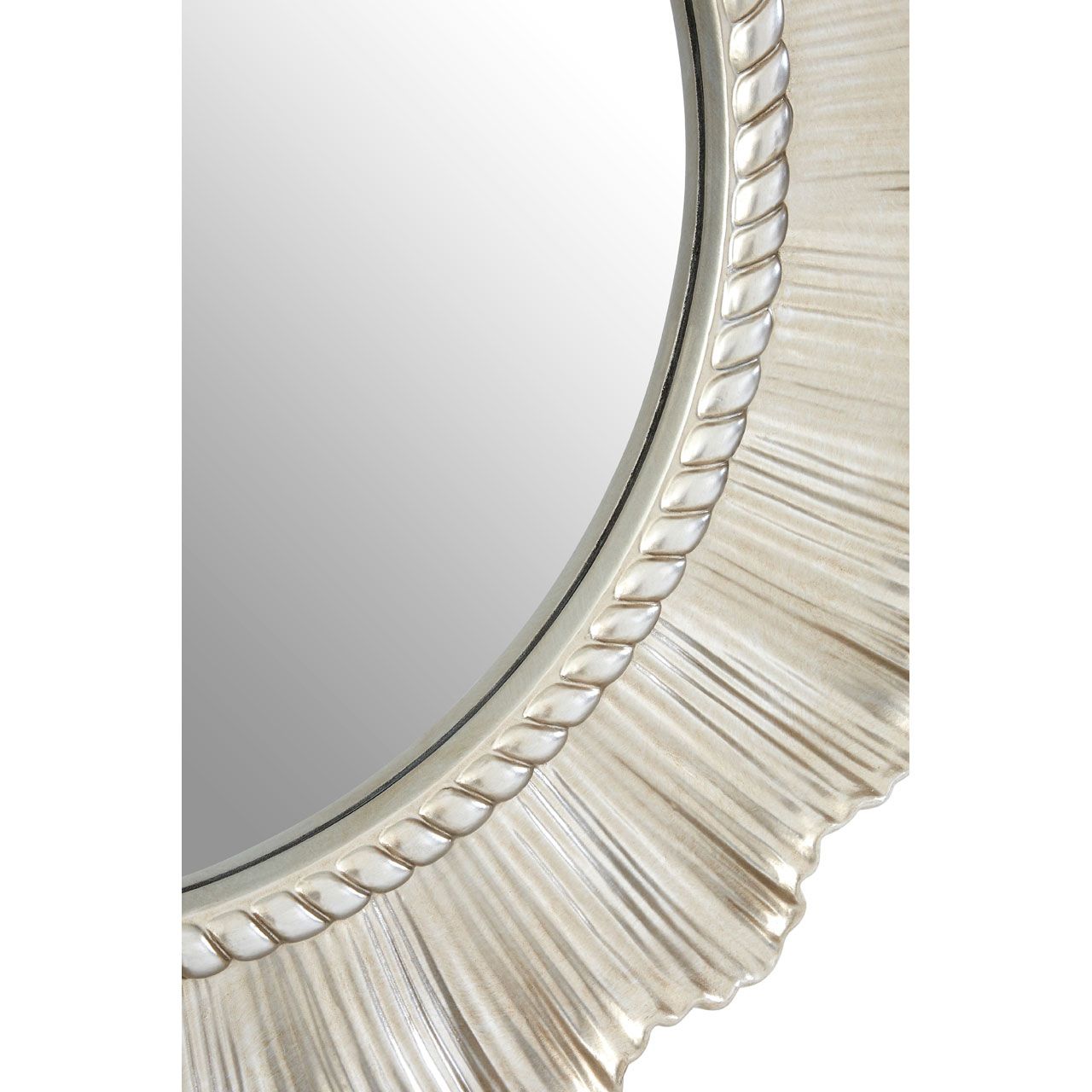 Champagne oie Flared Wall Mirror