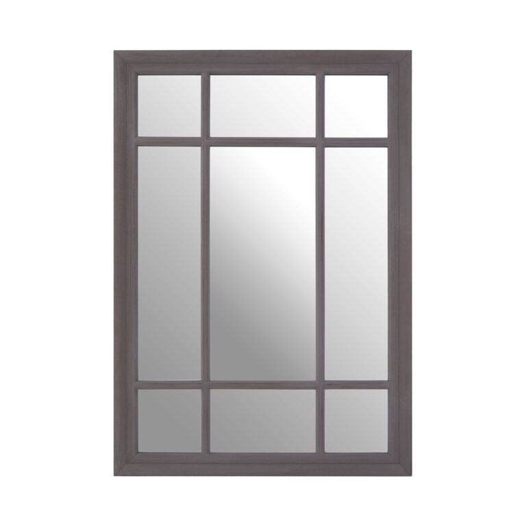 Hort Rectangular Grey Wall Mirror