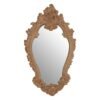 Antique Brown Rococo Design Wall Mirror - Image 2