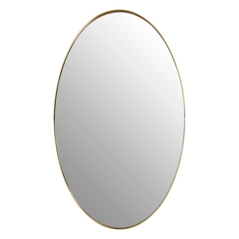 Rael Gold Finish Oval Wall Mirror