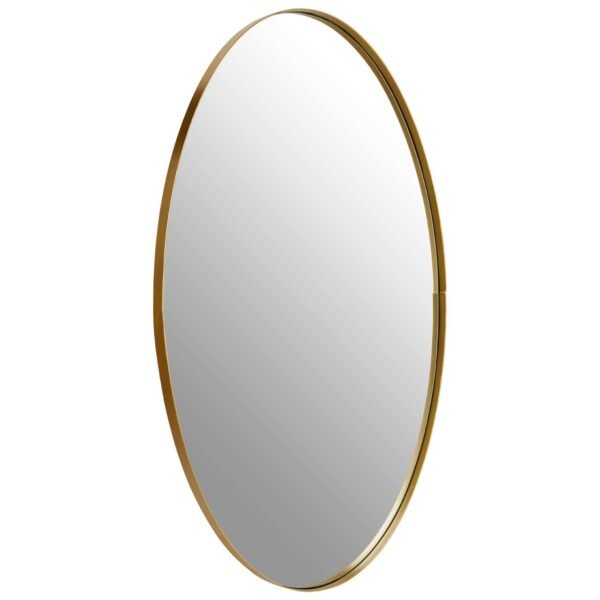 Rael Gold Finish Oval Wall Mirror - Image 2