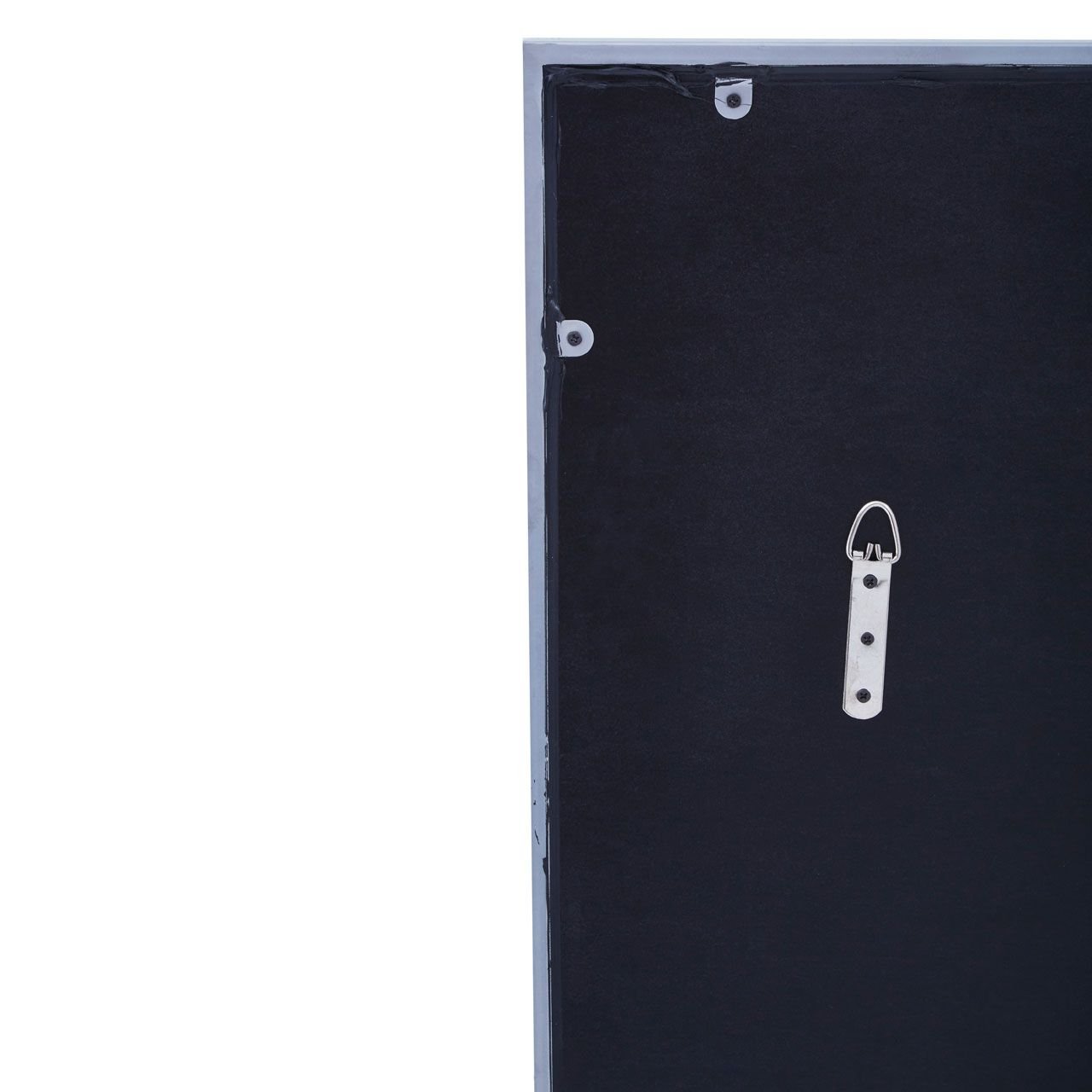 Griddle Wall Mirror With Silver Finish Frame Griddle Wall Mirror With Silver Finish Frame