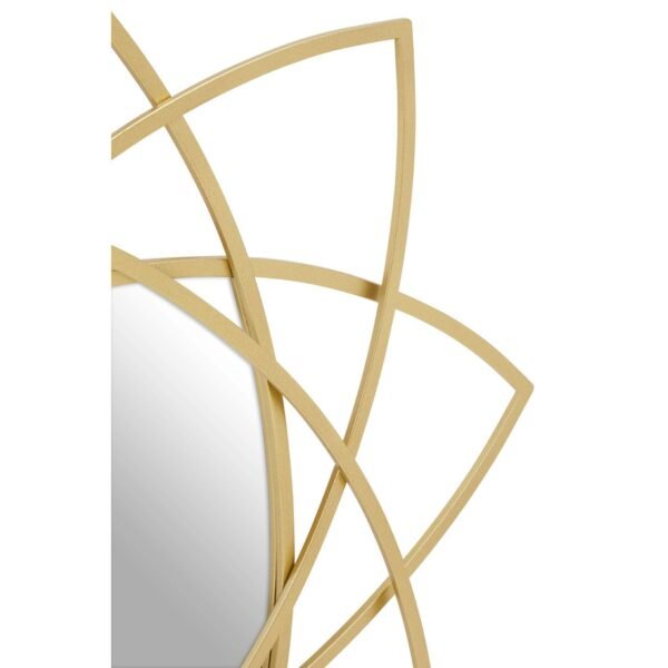 Tarume Gold Finish Wall Mirror - Image 3