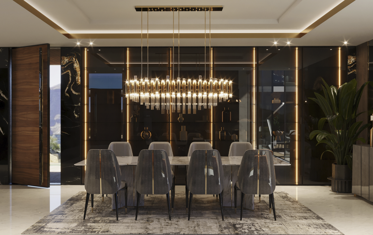 Waterfall Rectangular Suspension