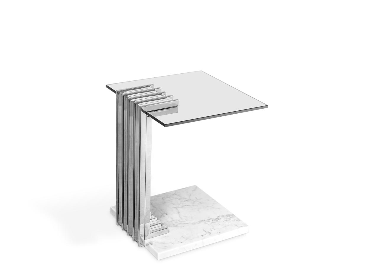 Vertigo Grey Side Table
