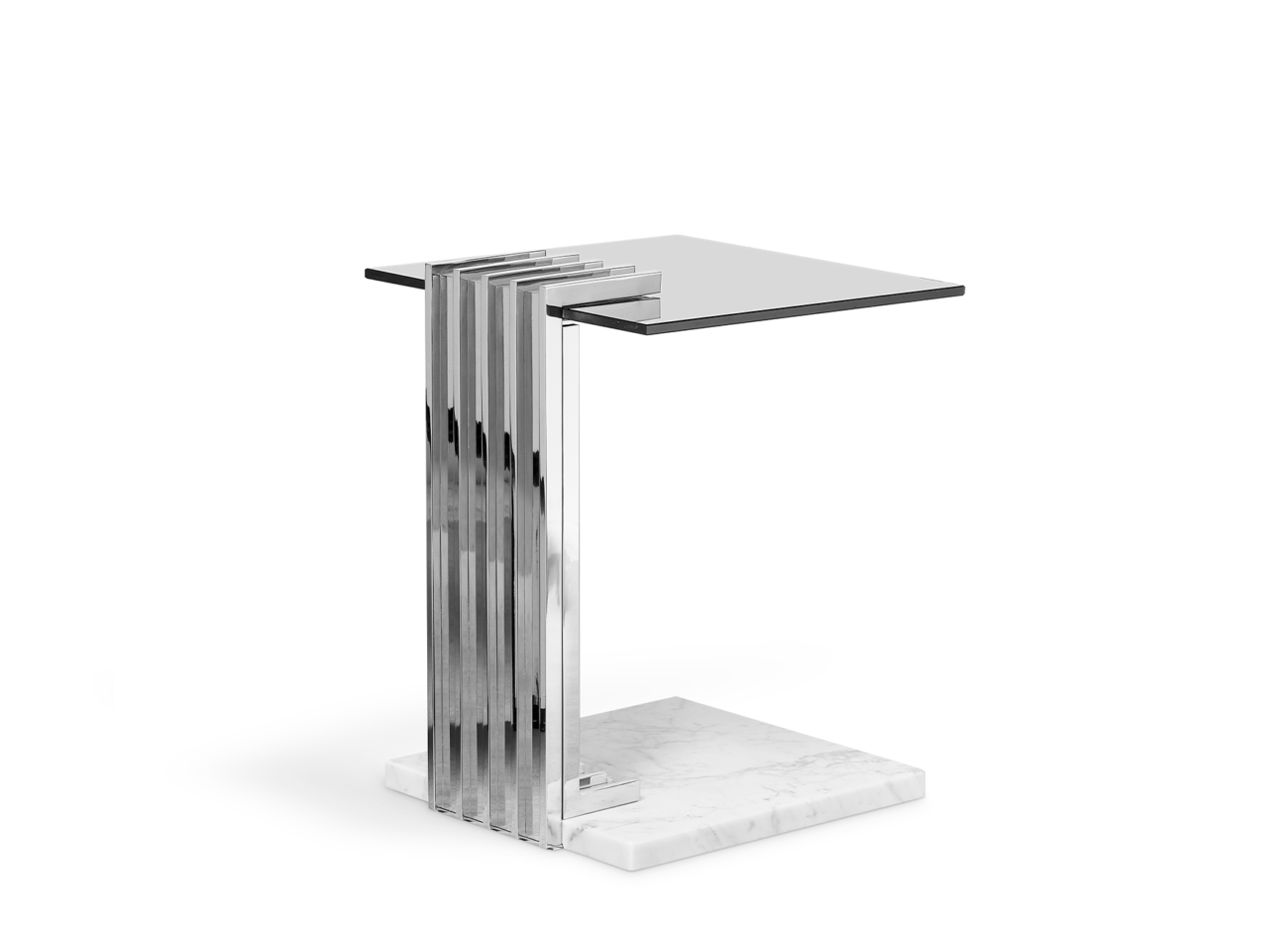 Vertigo Grey Side Table