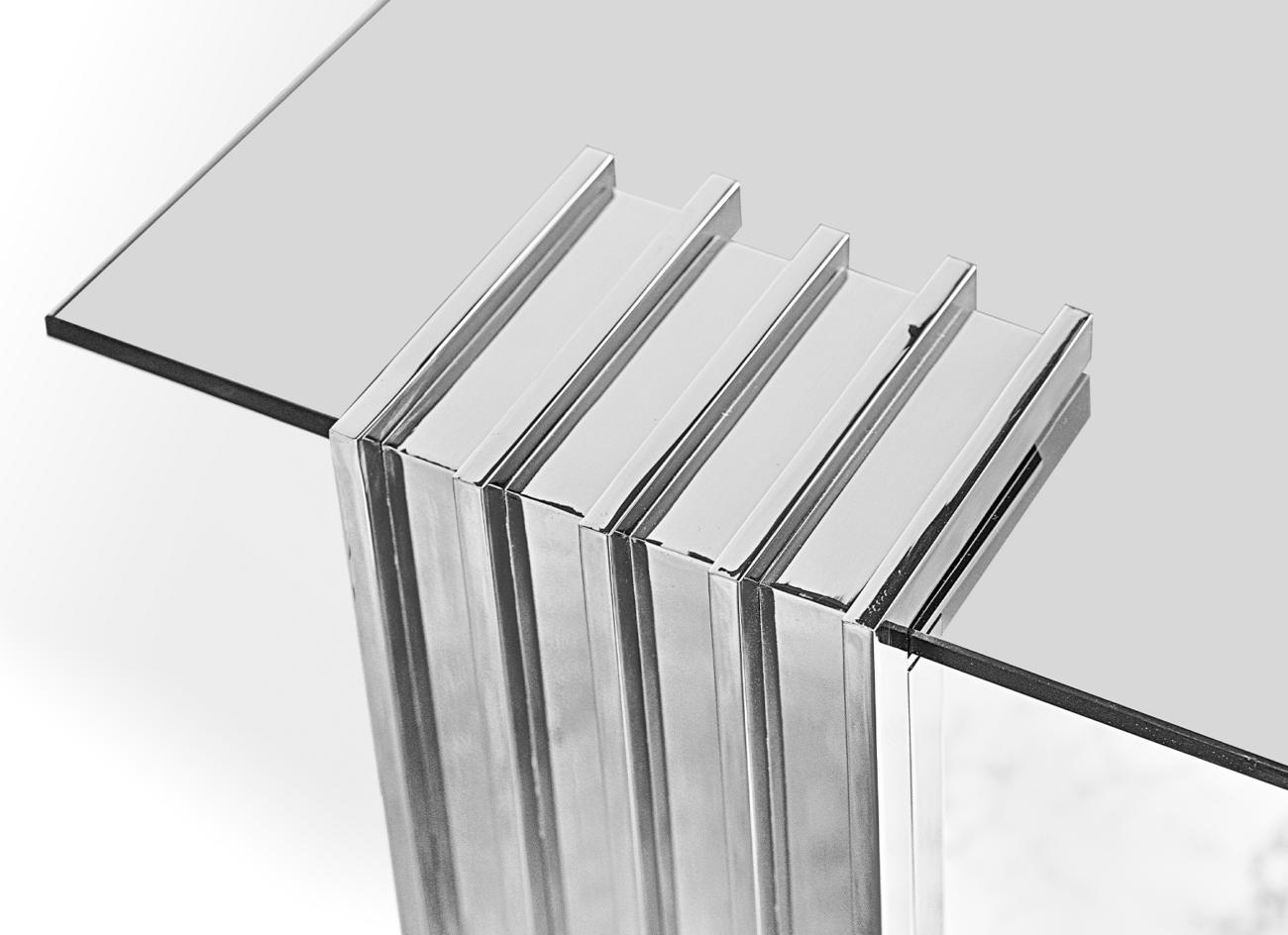 Vertigo Grey Side Table