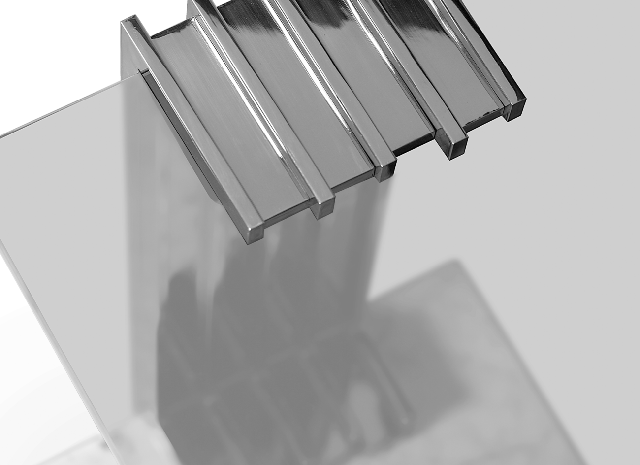 Vertigo Grey Side Table