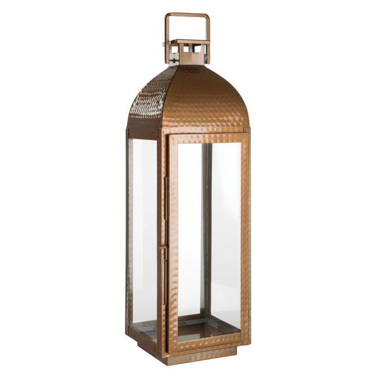 Hampi Large Lantern With Copper Finish