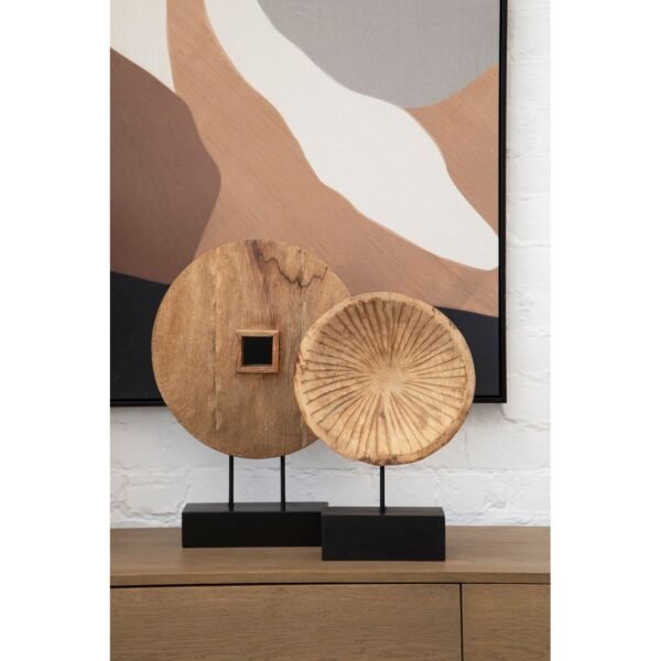 Ulm Wood Disc On Stand - Image 5