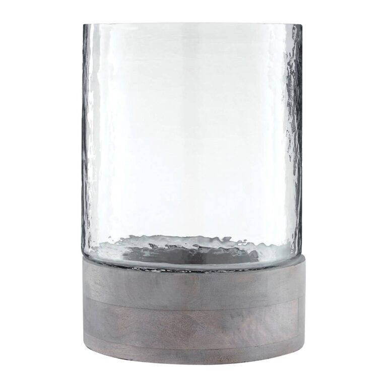 Aine Hurricane Hammered Large Candle Holder