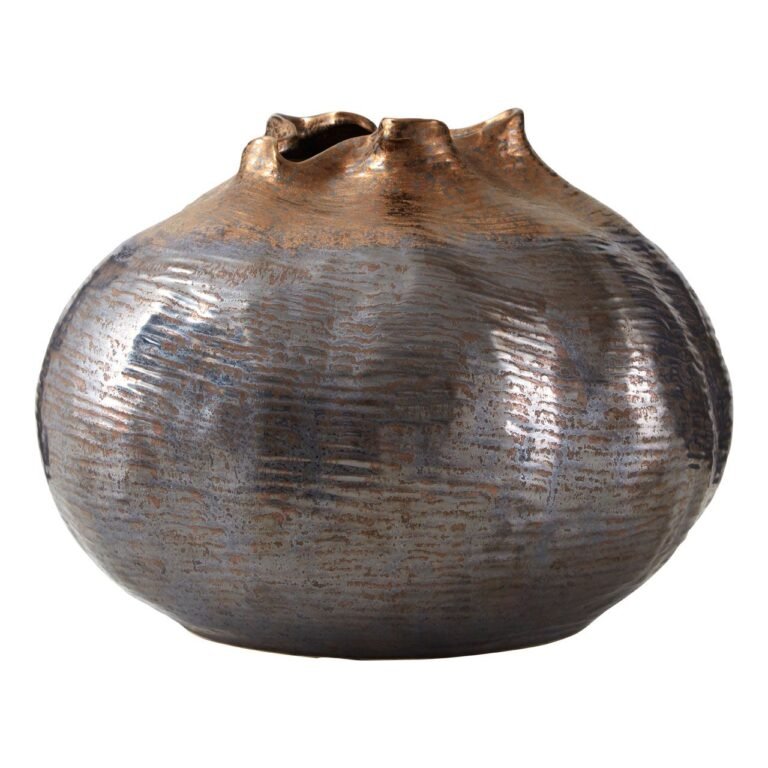 Rura Large Metallic Vase