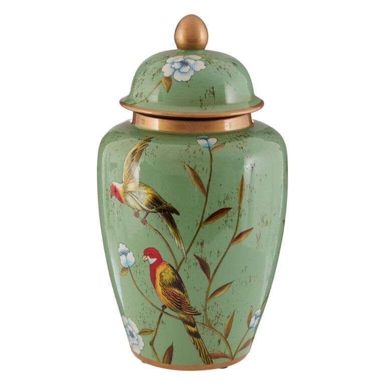 Nia Turquoise Large Ceramic Jar