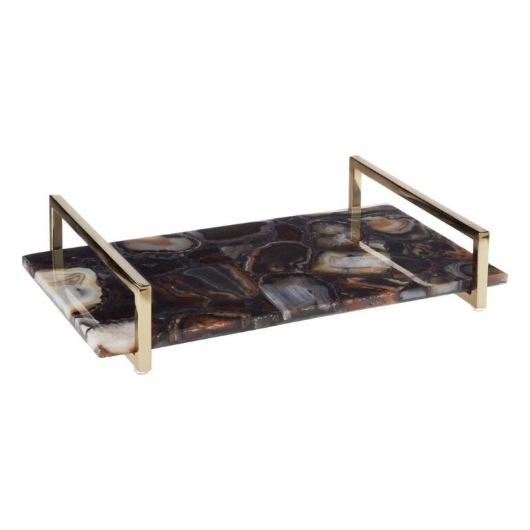 Bowie Black Agate Small Tray