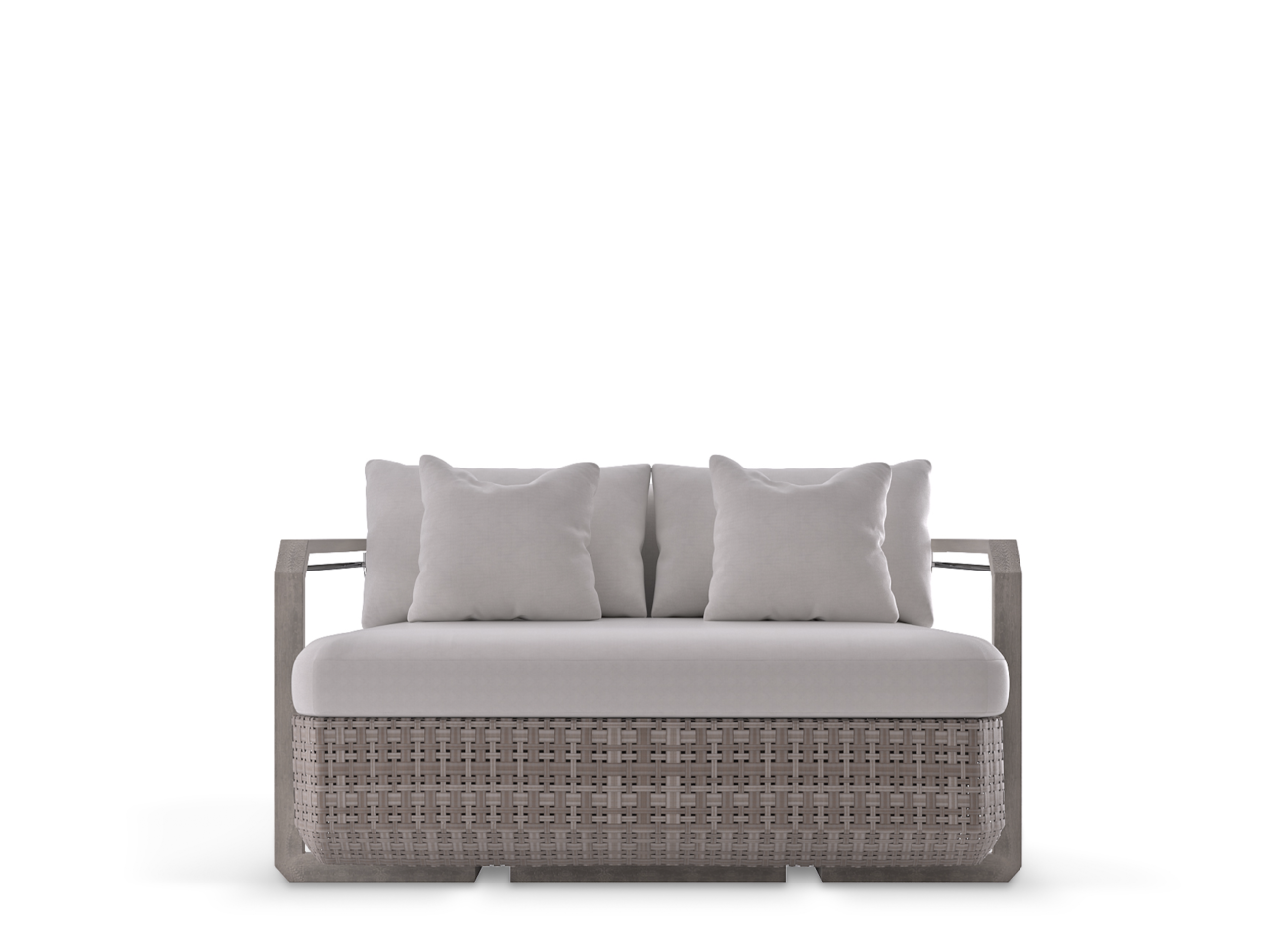 Hampton Wood Two Seat Sofa