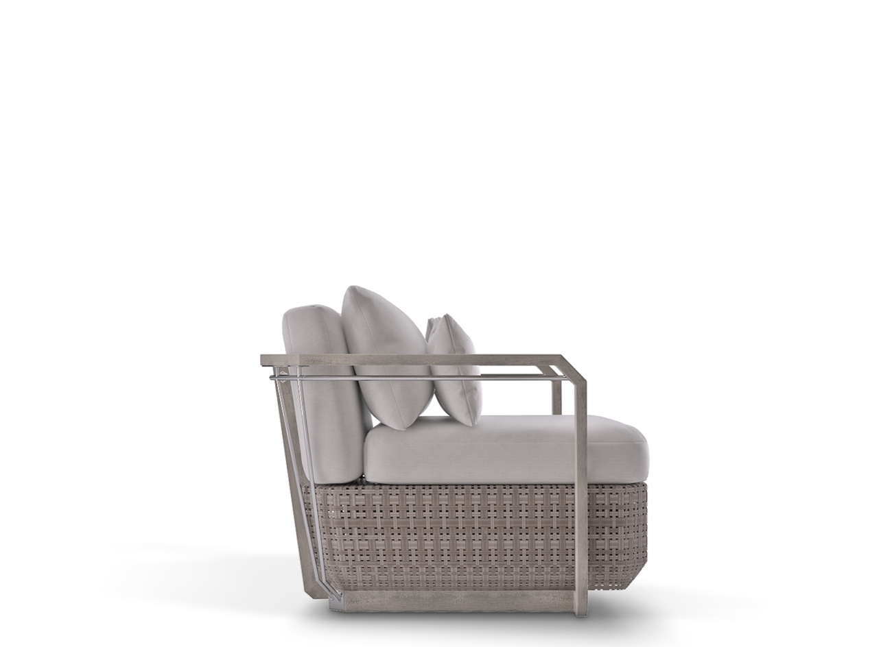 Hampton Wood Two Seat Sofa