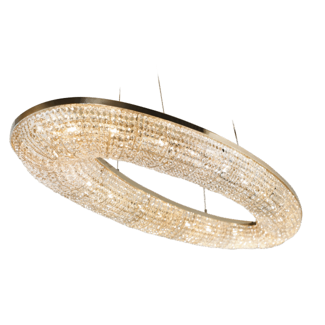 Teardrop Suspension Oval