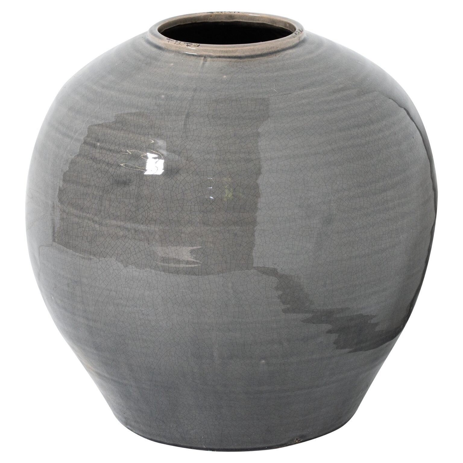 Garda Grey Glazed Regola Vase Garda Grey Glazed Regola Vase
