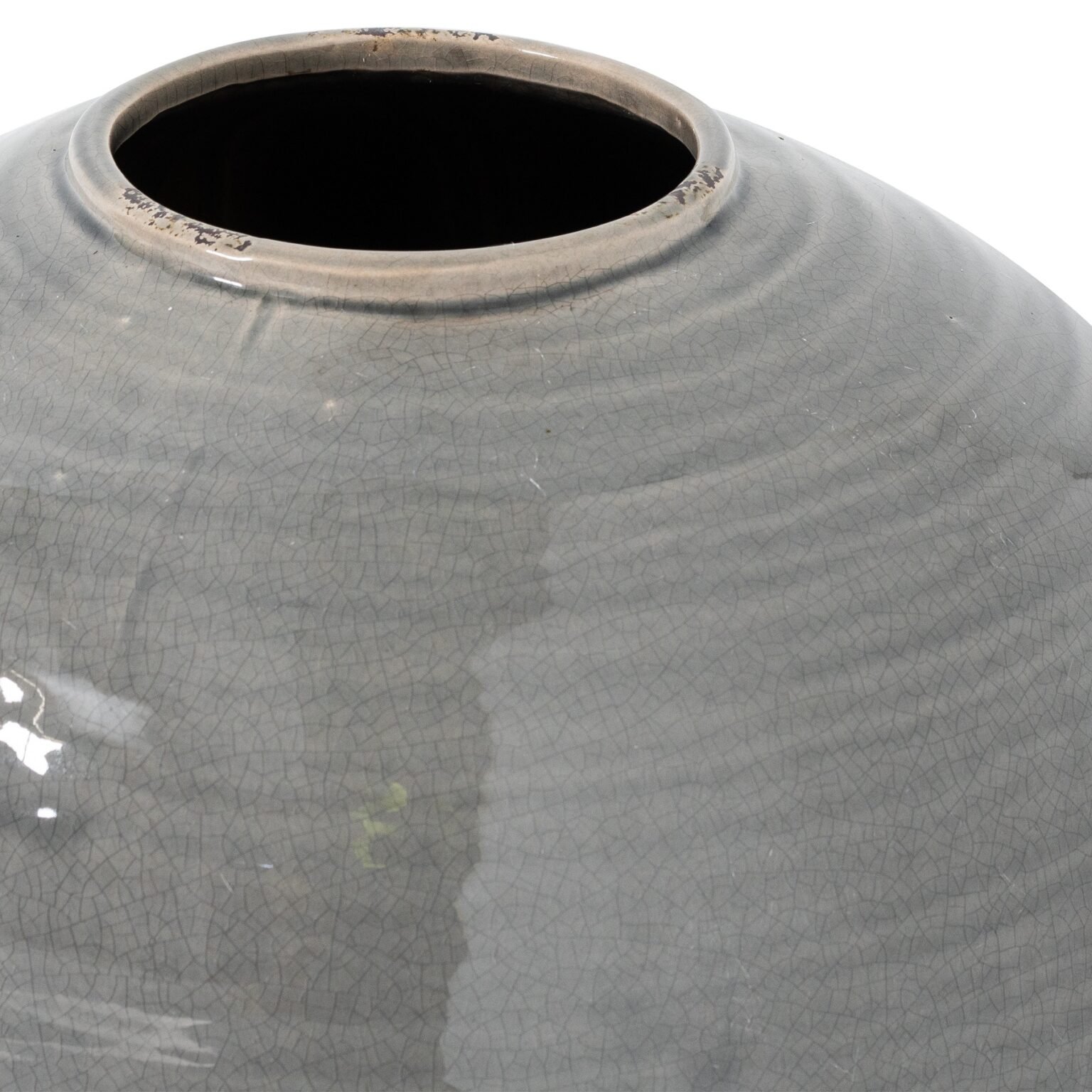 Garda Grey Glazed Regola Vase Garda Grey Glazed Regola Vase
