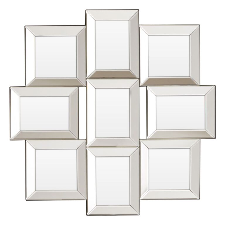 elm 9 Photo Mirrored Collage Frame