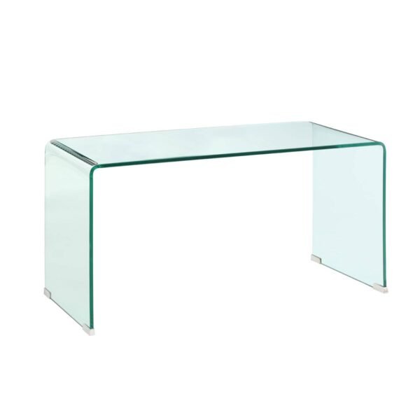 Wyclife Clear Bent Glass Coffee Table - Image 3