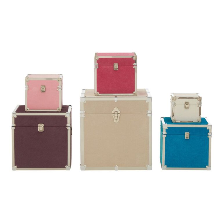 Multicoloured Oie Square Trunks - Set Of 6