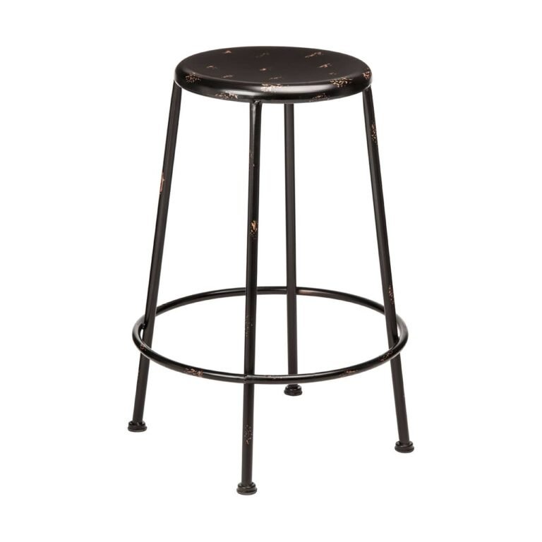 Artil Black Metal Stool