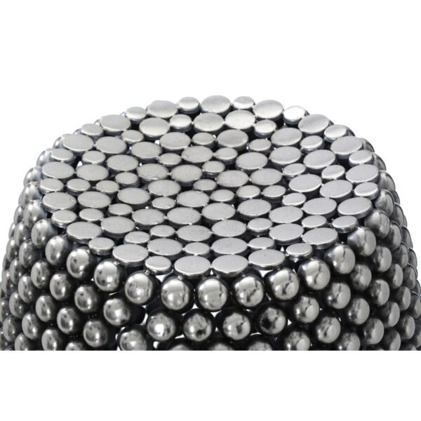 Foxley Round And Beaded Iron Barrel Stool - Image 2