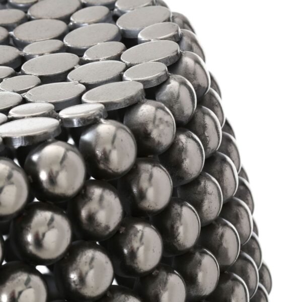 Foxley Round And Beaded Iron Barrel Stool - Image 3