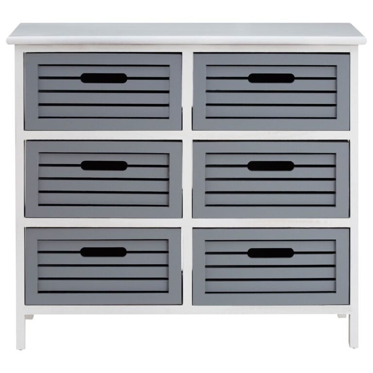 Stanton 6 Grey Drawers Unit