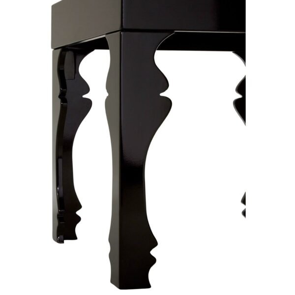 Lois Black High Gloss Finish Side Table - Image 3