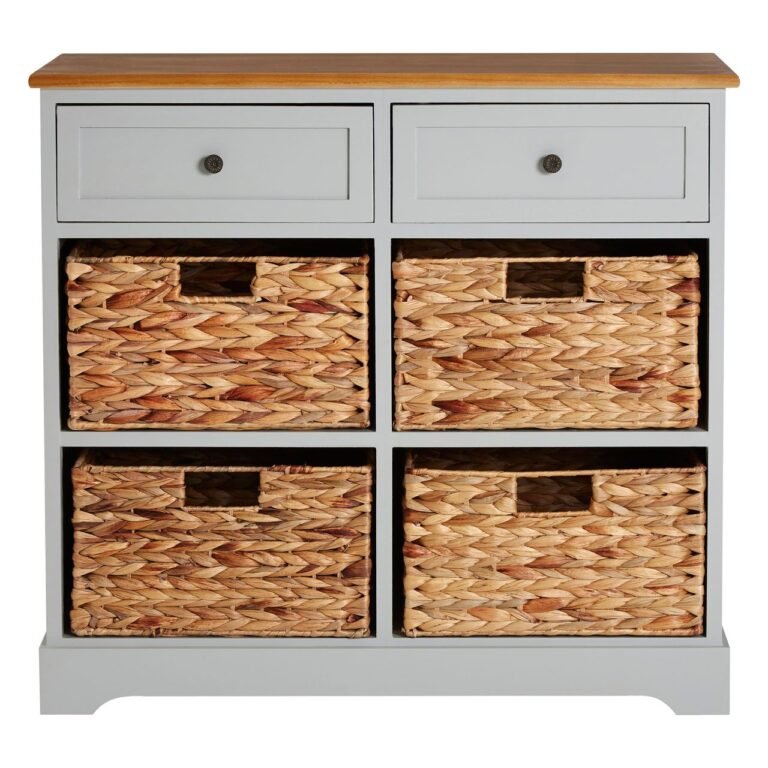Stanton Two Drawers Four Baskets Cabinet